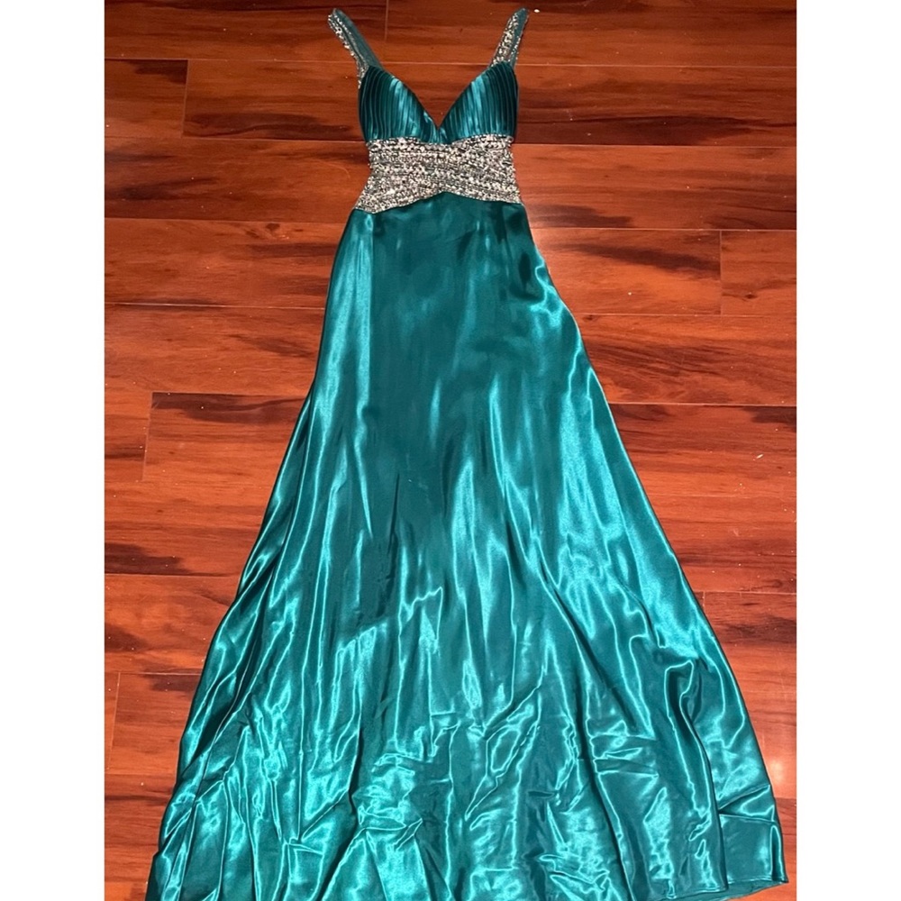 Nina Canacci Long Silk Dress